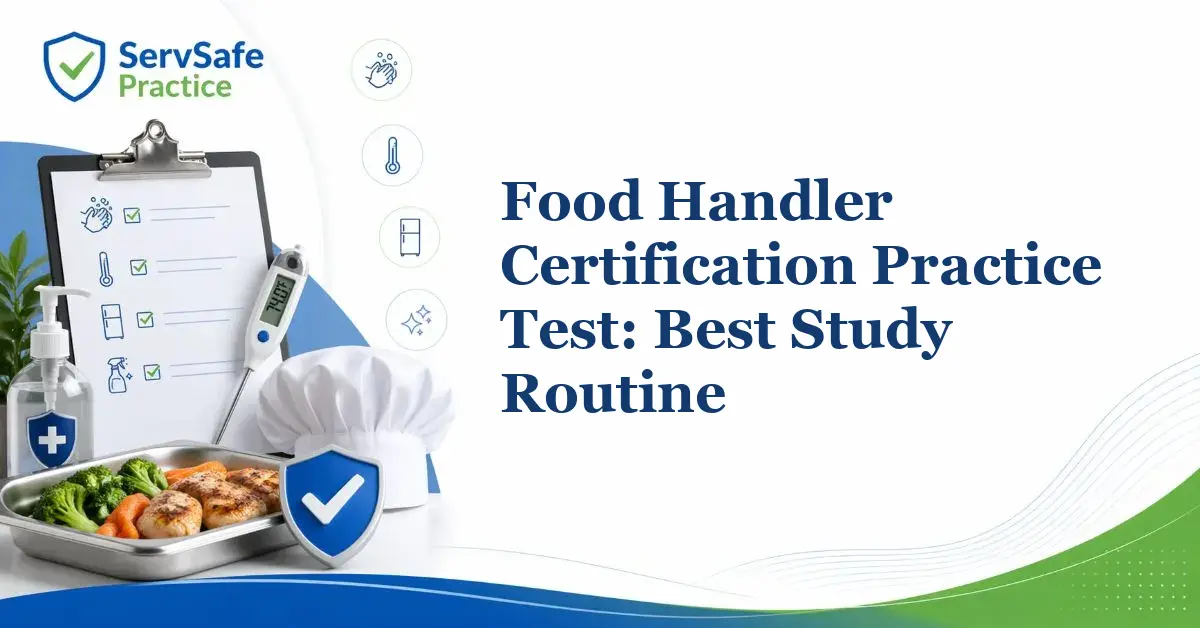 Food Handler Certification Practice Test: Best Study Routine