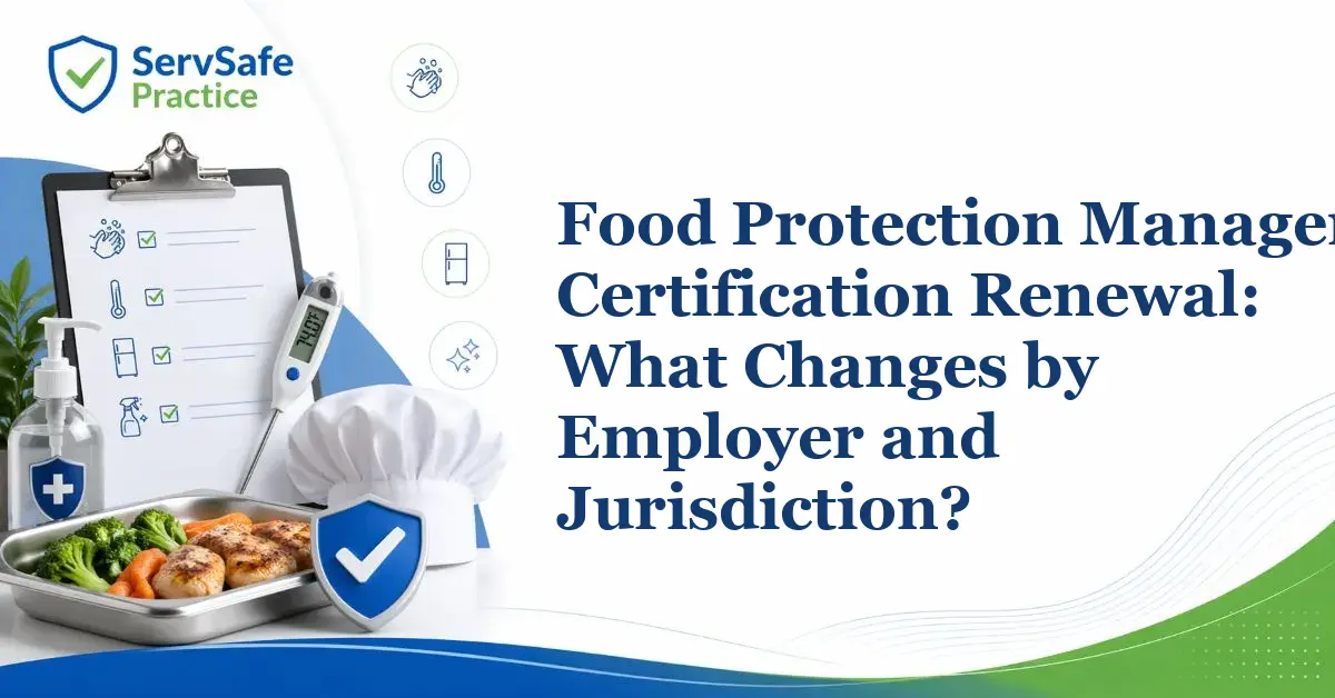 Food Protection Manager Certification Renewal: What Changes by Employer and Jurisdiction?