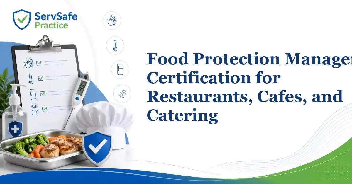 Food Protection Manager Certification for Restaurants, Cafes, and Catering