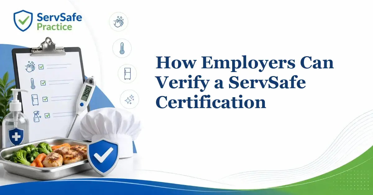 How Employers Can Verify a ServSafe Certification