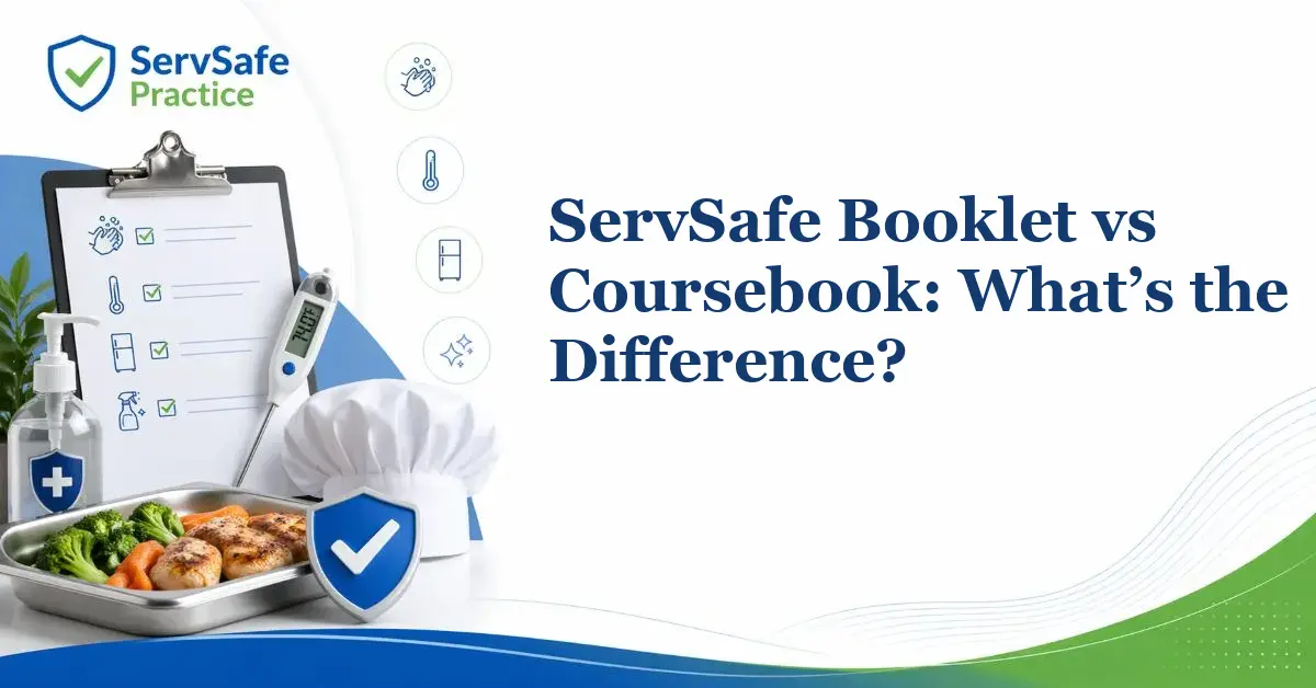 ServSafe Booklet vs Coursebook: What’s the Difference?