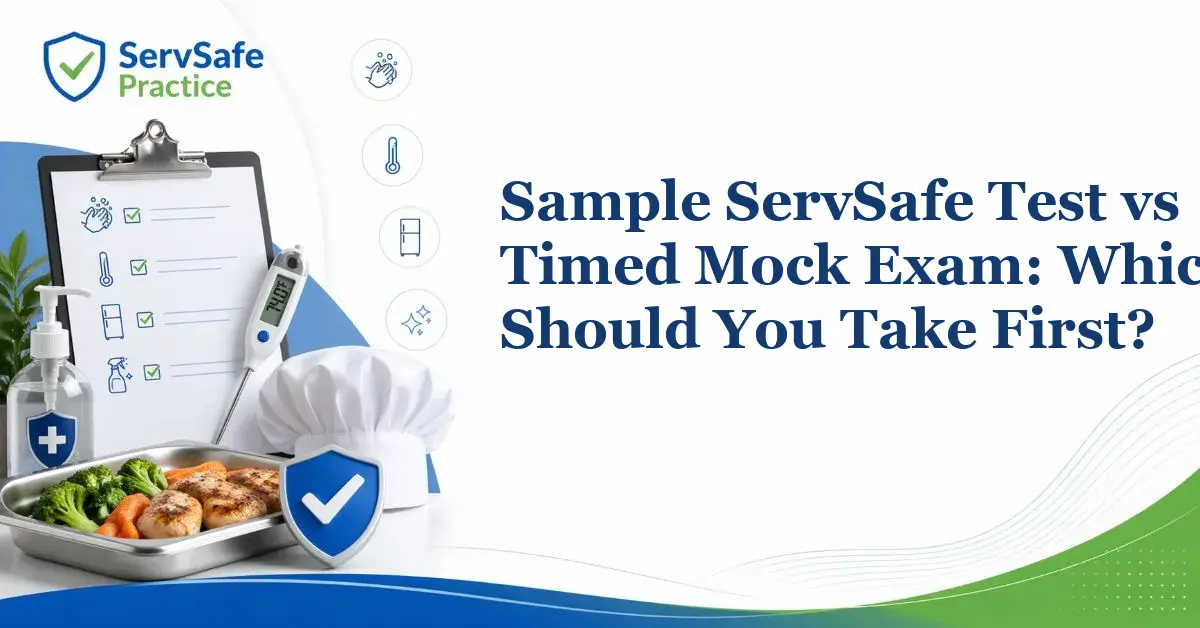 Sample ServSafe Test vs Timed Mock Exam: Which Should You Take First?