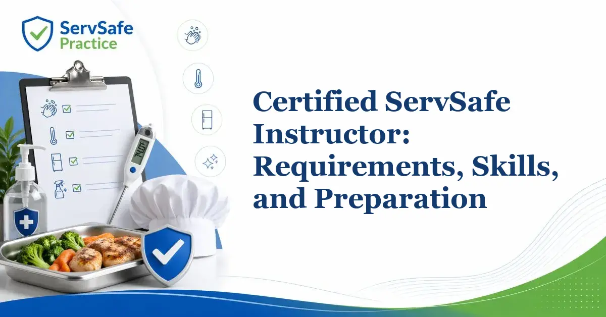 Certified ServSafe Instructor: Requirements, Skills, and Preparation