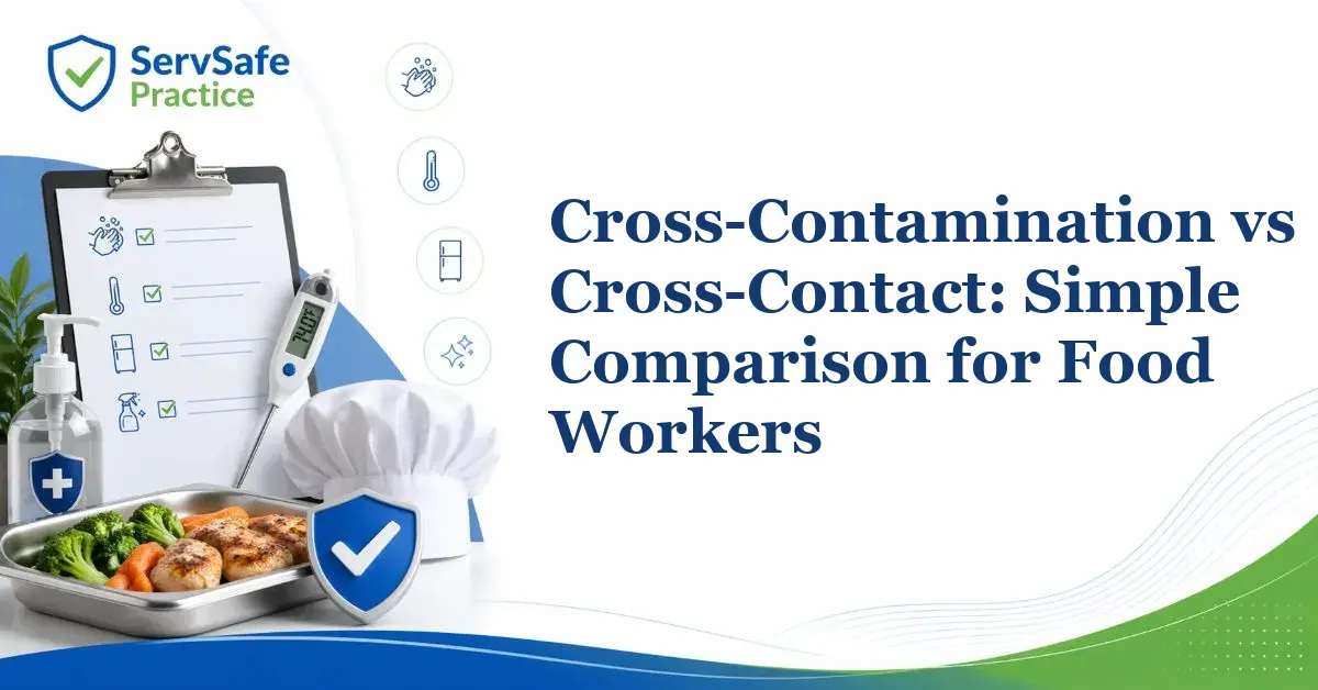 Cross-Contamination vs Cross-Contact: Simple Comparison for Food Workers