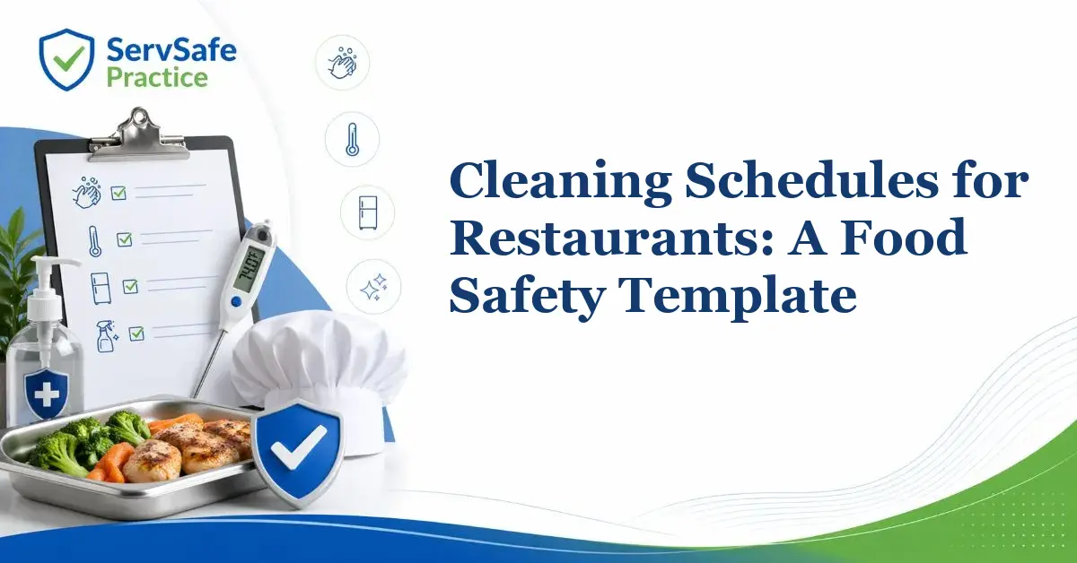 Cleaning Schedules for Restaurants: A Food Safety Template