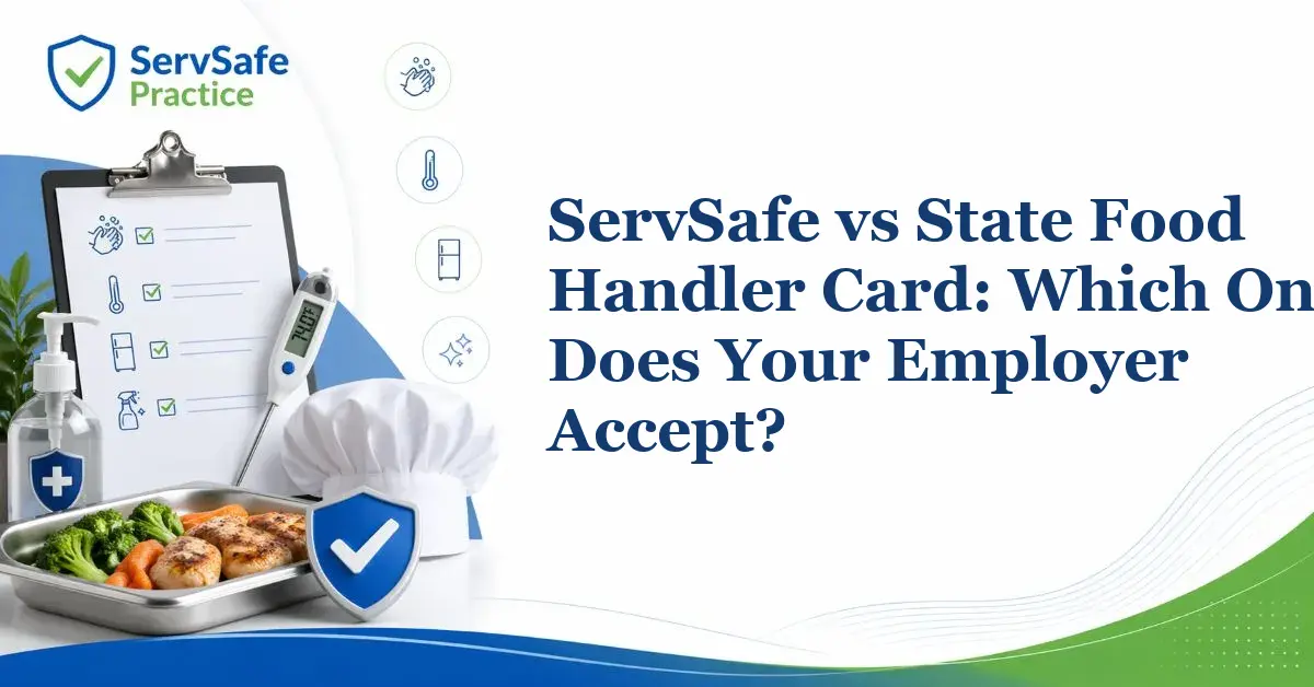 ServSafe vs State Food Handler Card: Which One Does Your Employer Accept?