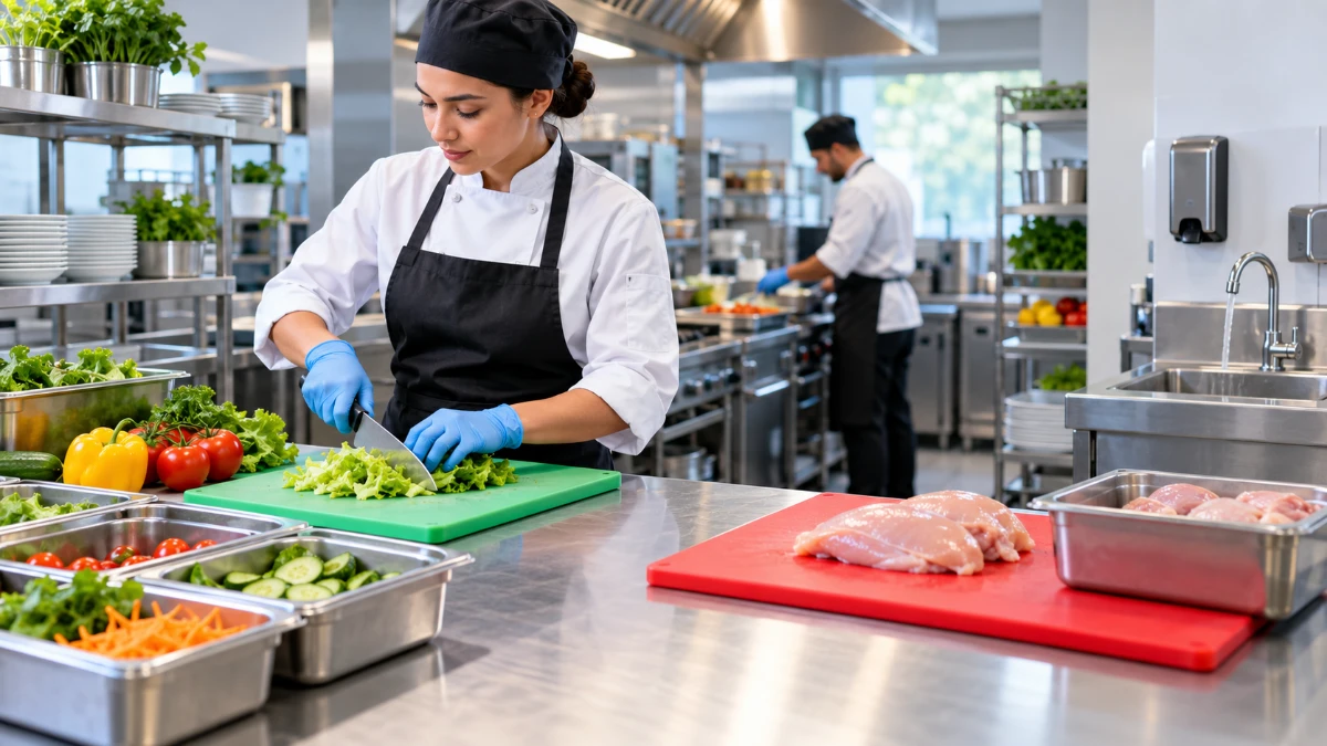 How to Prevent Cross-Contamination in a Commercial Kitchen